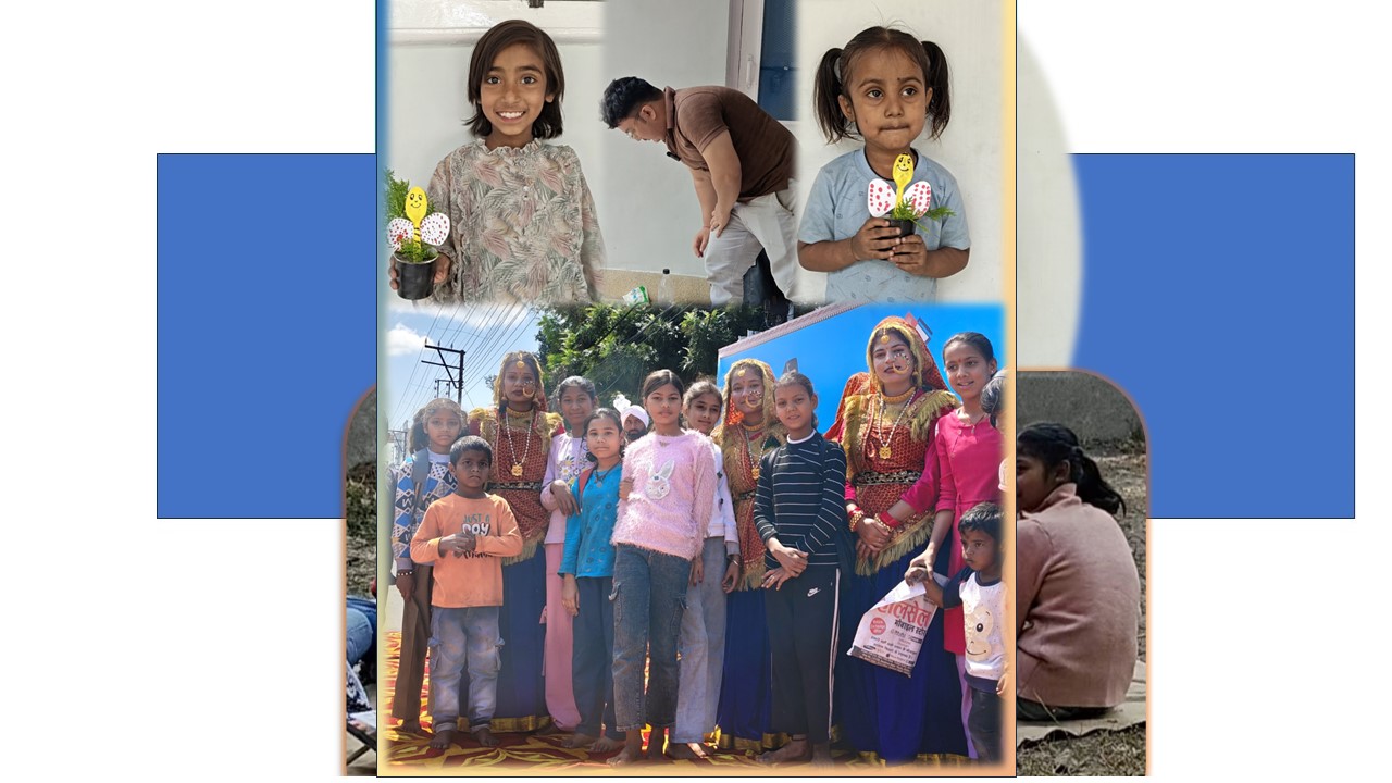 Volunteers and children at a GuruCool Study Zone learning center